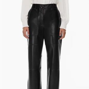 Aritzia Wilfred Free Leather Pants